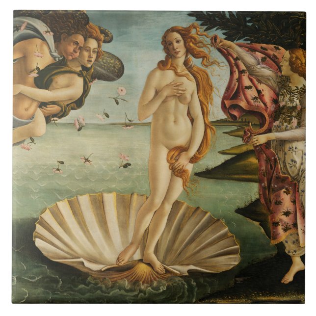 Sandro Botticelli - The Birth of Venus Tile (Front)
