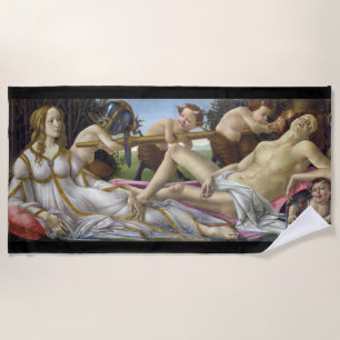 Sandro Botticelli - Venus and Mars Beach Towel
