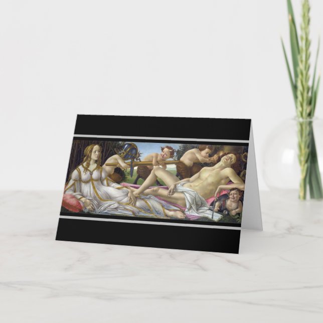 Sandro Botticelli - Venus and Mars Card (Front)