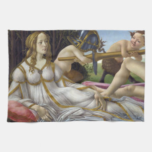 Sandro Botticelli - Venus and Mars, left side Kitchen Towel