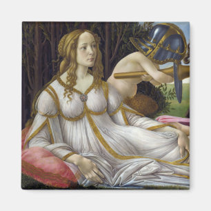 Sandro Botticelli - Venus and Mars, left side Magnet