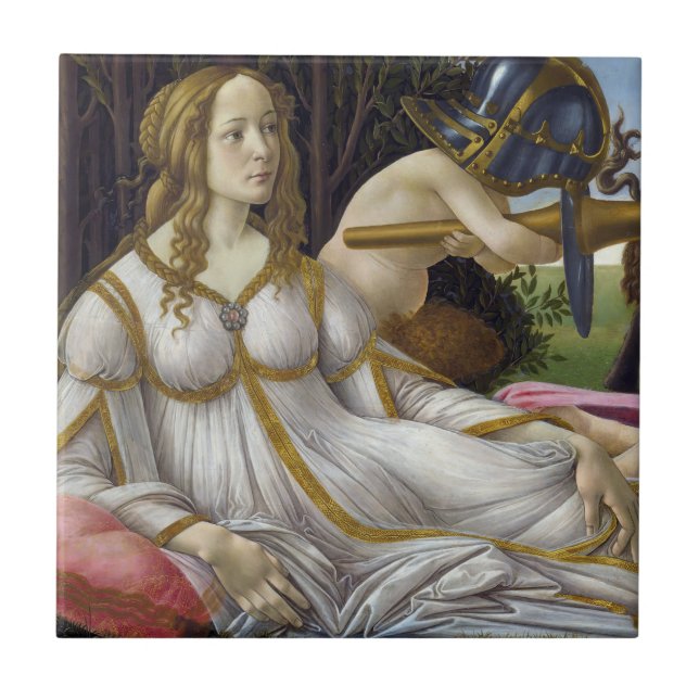 Sandro Botticelli - Venus and Mars, left side Tile (Front)