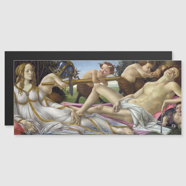 Sandro Botticelli - Venus and Mars Magnetic Card (Front/Back)