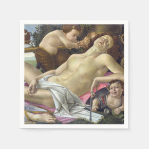 Sandro Botticelli - Venus and Mars, right side Napkin