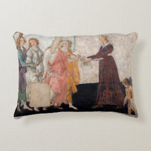 Sandro Botticelli - Venus and the Three Graces Accent Pillow