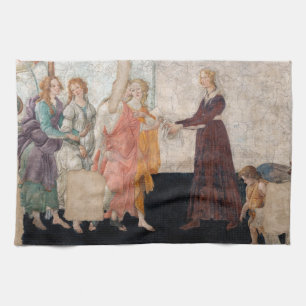 Sandro Botticelli - Venus and the Three Graces Kitchen Towel