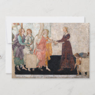 Sandro Botticelli - Venus and the Three Graces Thank You Card