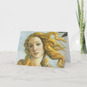Sandro Botticelli - Venus (Detail) Card