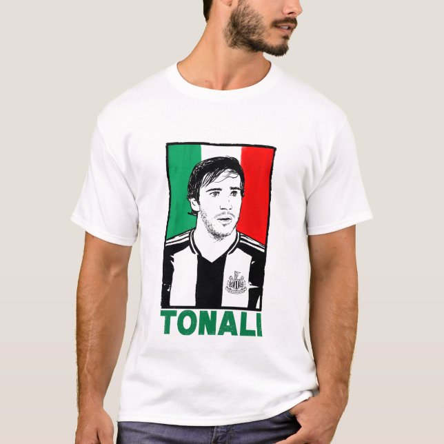 Sandro Tonali Italy Flag T-Shirt (Front)