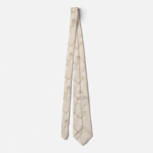 Sands of Motion OP Art Tie (Back)