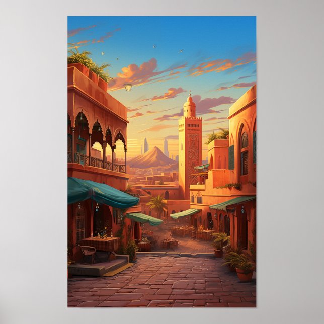 Sands of Time: Marrakesh's Enduring Charms #1 Poster (Front)