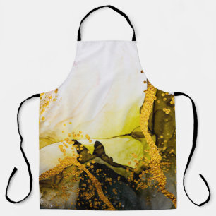 Sands wilderness- ART. Golden swirl. Vibrant and b Apron