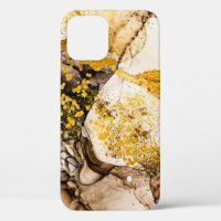 Sands wilderness- ART. Golden swirl. Vibrant and b