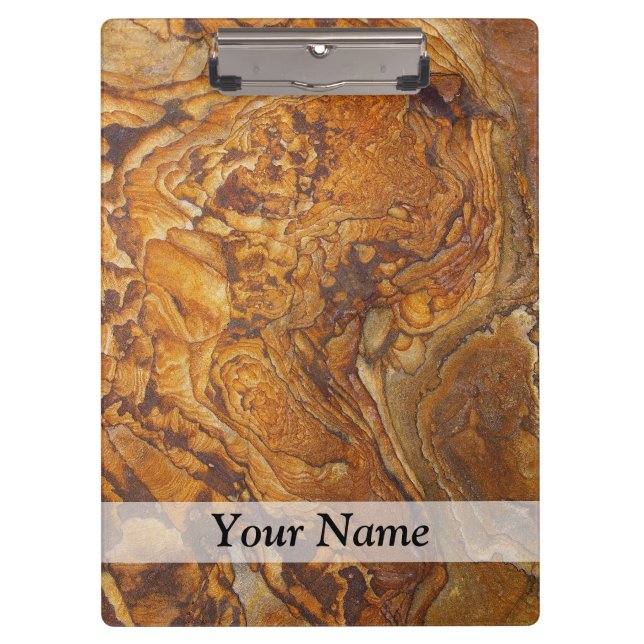 Sandstone abstract pattern clipboard (Front)