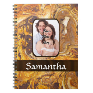 Sandstone abstract pattern notebook