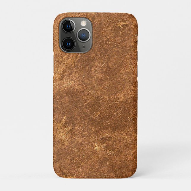 Sandstone Brown Design Case-Mate iPhone Case (Back)