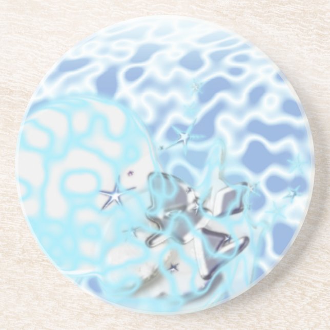 Sandstone Coaster Abstract Wind (Front)