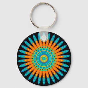 Sandstone Coaster Keychain