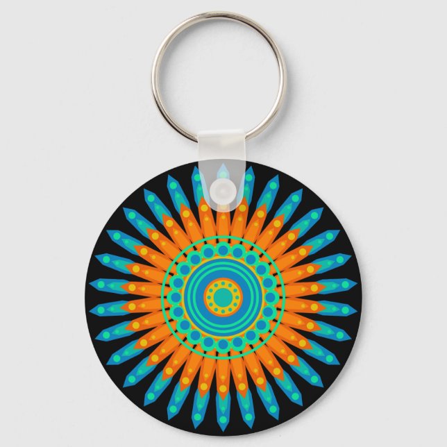 Sandstone Coaster Keychain (Front)