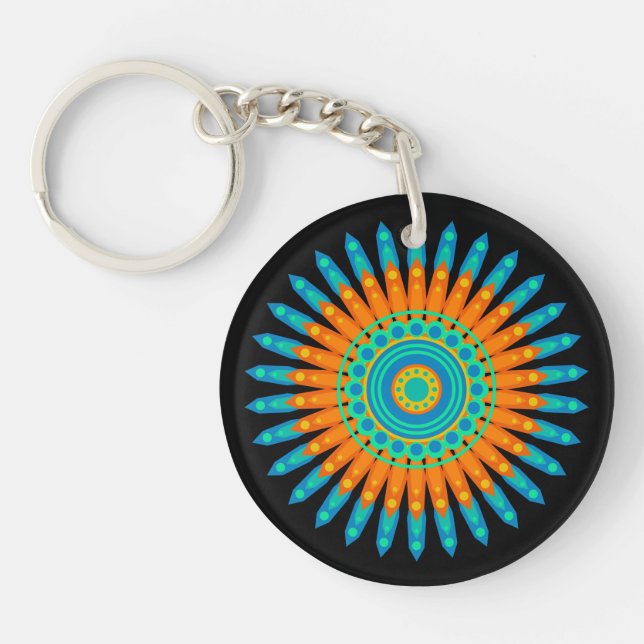 Sandstone Coaster Keychain (Front)