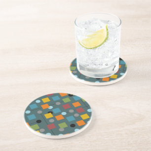 Sandstone Coaster- Mid-Century Modern 1.3 Seamless Coaster