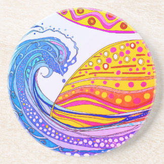 Sandstone Coaster "OCEAN SUNRISE"