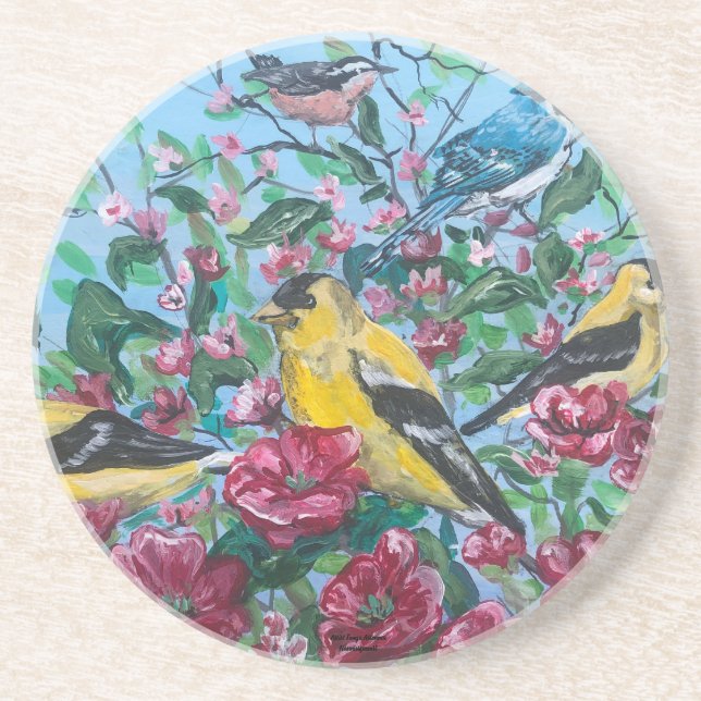 Sandstone Coaster Original Handpainted Art (Front)