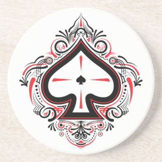 Sandstone Coaster — Spades