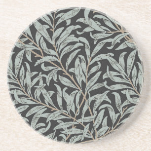 SANDSTONE COASTER : WILLIAM MORRIS : WILLOW