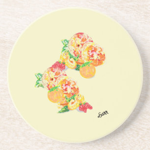 Sandstone Coasters : Fruits of Colour