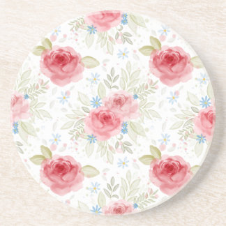 Sandstone Cottage Rose Coaster