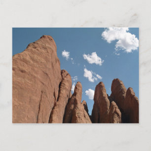 Sandstone Fins Utah Desert Photo Postcard