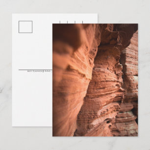 Sandstone Nature Photo Holiday Postcard