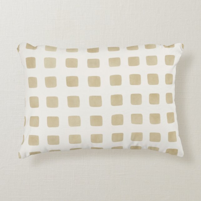 Sandstone Nordic Dots Accent Pillow (Front)