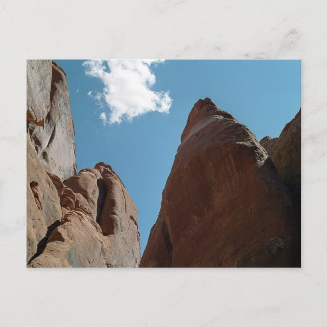 Sandstone Rock Fins Utah Desert Photo Postcard (Front)