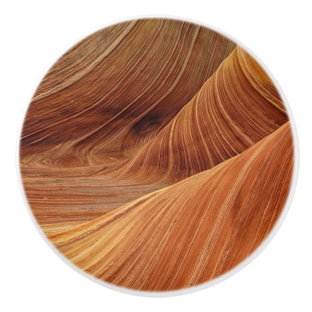 Sandstone Rock Formations Ceramic Knob (Front)