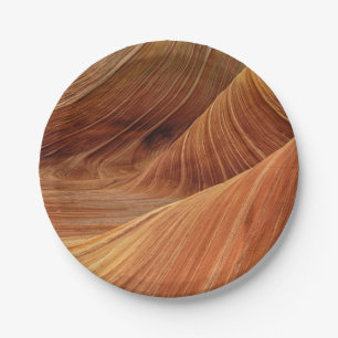 Sandstone Rock Formations Paper Plate