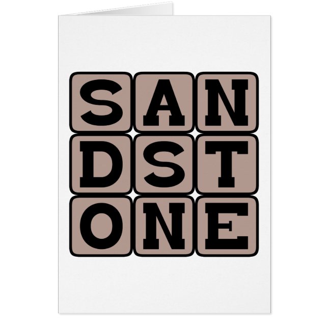 Sandstone, Rock sédimentaire (Devant)