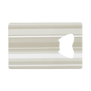 Sandstone stripes credit card bottle opener