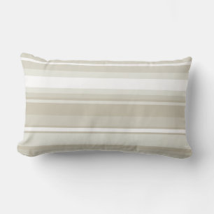 Sandstone stripes lumbar pillow