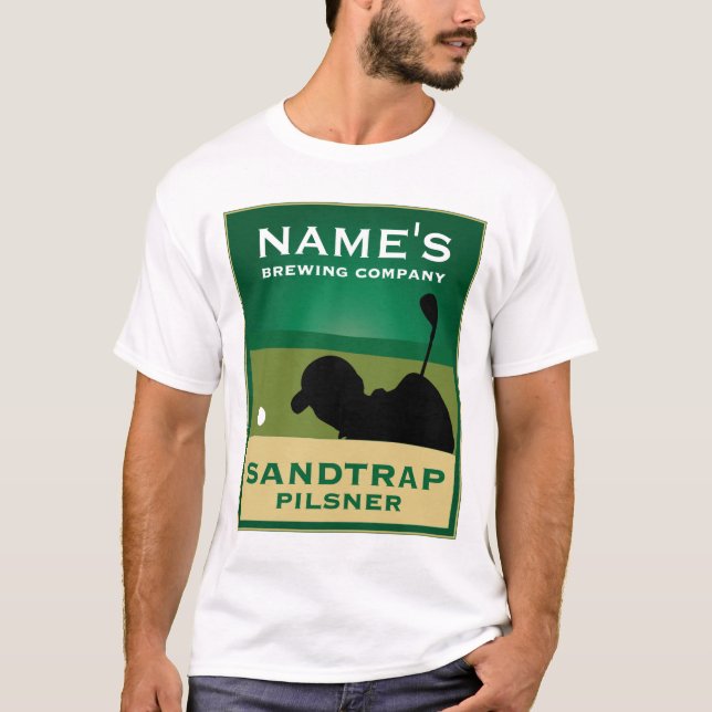 Sandtrap Pilsner Men's Light T-Shirt (Front)