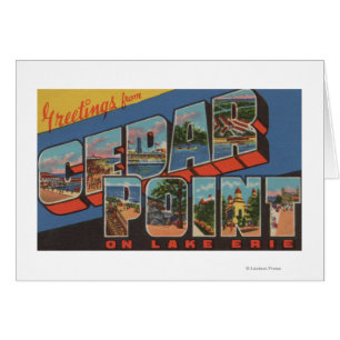Sandusky, Ohio - le lac Érié - point de cèdre