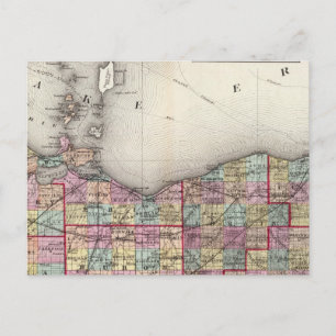 Sandusky, Seneca, and Summit Counties Postcard