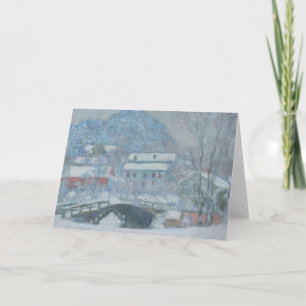 Sandviken Norway in the Snow Card