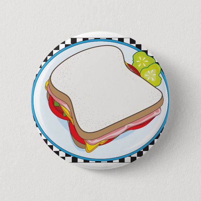 Sandwich 2 Inch Round Button (Front)
