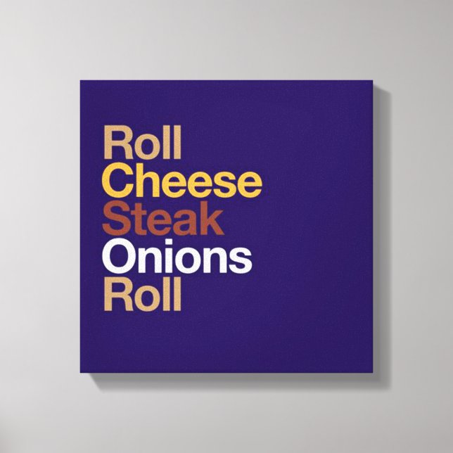 Sandwich Art Canvas Print (Front)