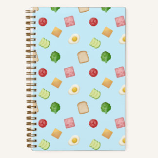 Sandwich Blue Notebook