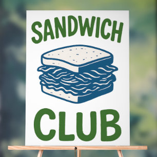 Sandwich Club  Acrylic Sign