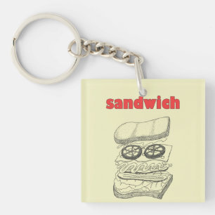 Sandwich Keychain
