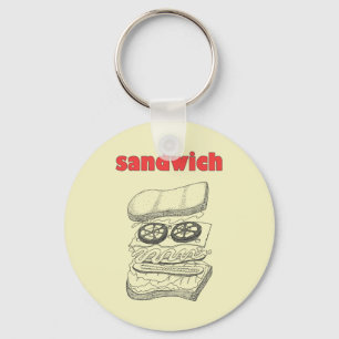 Sandwich Keychain
